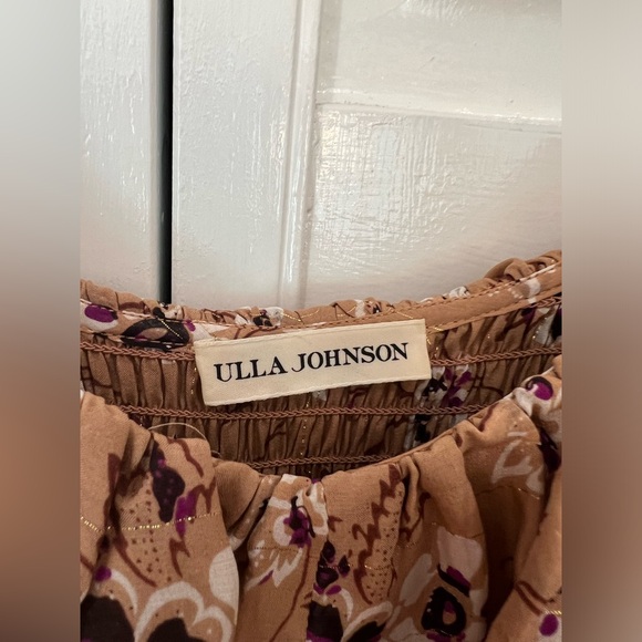 NWOT Ulla Johnson Floral & Glitter Monet Dress - Picture 5 of 7